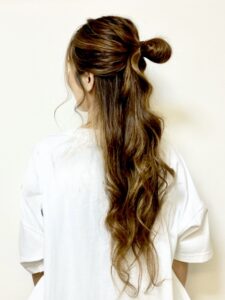 ヘアアレンジ ハーフアップ